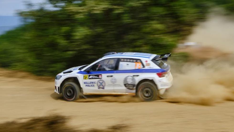 Στην κορυφή του EKO Rally Acropolis η ελληνική αστυνομία!